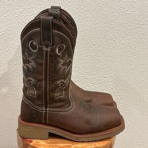 Double-H Haddie Women's‎ 11" Leather Comp Safety Toe Western Boot Brown 6.5 M